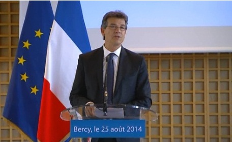 Conférence de Presse Arnaud Montebourg 25 août 2014 Bercy